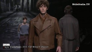 'Italian Fashion   Corneliani   2016 Fall Winter   Men Collection   Milan Fashion Week'