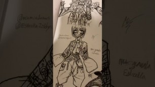 'Hi I am in love with steampunk fashion so I drew it hope you like it