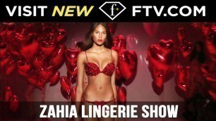 'Zahia Lingerie Show 3 | Paris Couture Fashion Week Fall/Winter 2012/13 | FTV.com'