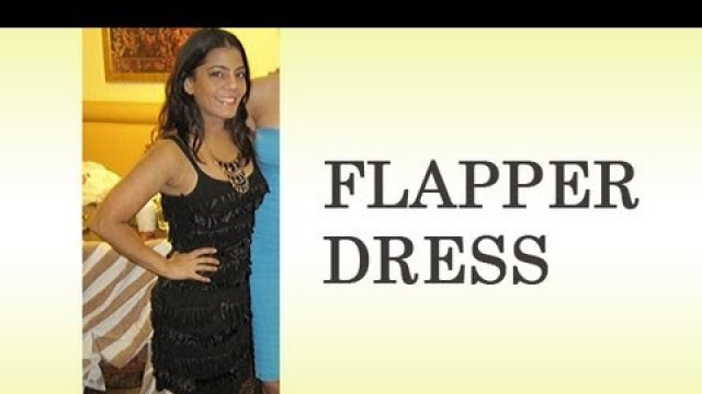 'DIY How to Make a Flapper Dress Halloween Costume - 1920s Dress'