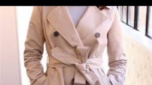 'How to Tie a Trench Coat Belt || Best Tips for Tying || Style Hacks'