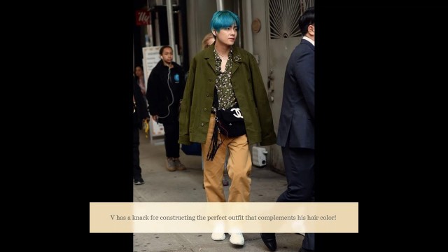 'BTS V BEST AIRPORT FASHION 2019  ( Kim Taehyung - iconic fashion star ) #fashion #v #bts'