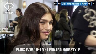 'Leonard Fresh and Natural Hairstyle Paris Fashion Week Fall/Winter 2018-19 | FashionTV | FTV'