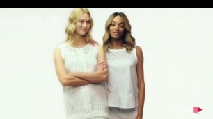 'Karlie Kloss & Jordan Dunn for LIU JO Spring 2016 Campaign by Fashion Channel'