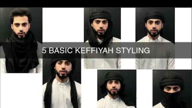 '5 Basic Shemagh Style | How To Tie Shemagh/Headscarf Tutorial #5'