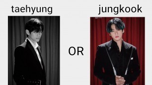 'taehyung or Jungkook fashion, black and white vers 