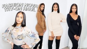 'AFFORDABLE FASHION NOVA TRY-ON HAUL Winter Edition 2020 *outfits all linked*'