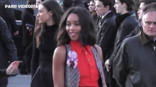 'Laura HARRIER @ Paris Fashion Week 3 march 2020 show Louis Vuitton'