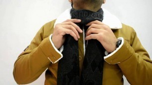 'How to wear muffler || How to Tie a Scarf For Men || Muffler bandhne ka tarika || in hindi ||'