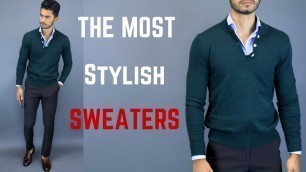 'The MOST STYLISH Sweaters for Men | Complete Sweater Guide for Men'