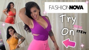 'Mini Fashion Nova Try On Haul Review 2021| Unboxing'