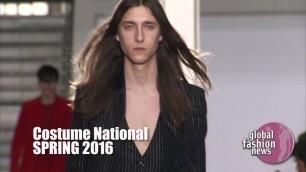 'CoSTUME NATIONAL HOMME Spring / Summer 2016 Men\'s Runway | Global Fashion News'