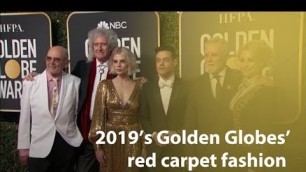 '2019’s Golden Globes’ red carpet fashion'