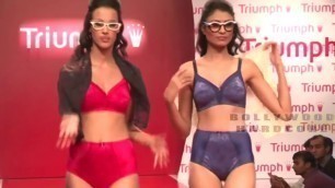 'जिस्म की नुमाइश, कपड़े उतारकर ऐसे कपड़ो में | Lingerie Fashion Show'