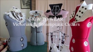 'How to Wear Steampunk & Victorian Collars | Ventriloquist Court®'