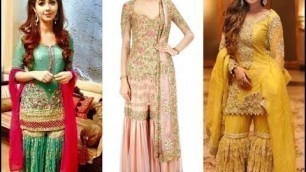 'Formal Gharara Designs 2017 | Pakistani and Indian latest Fashion'