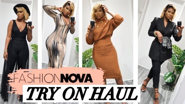 'FASHION NOVA TRY ON HAUL FALL 2020  | DYMUND'