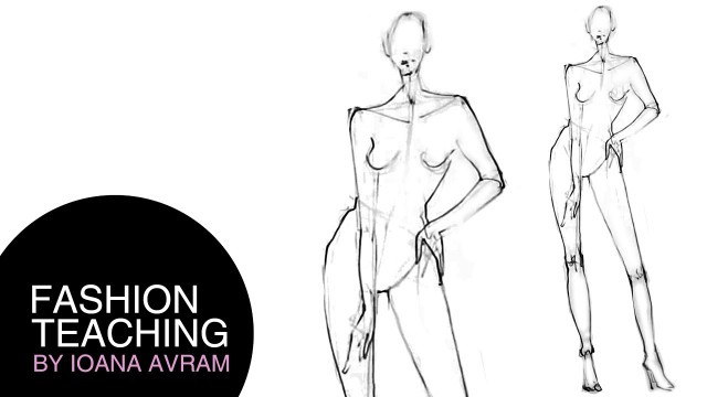 'How to draw a fashion model - quick sketch'