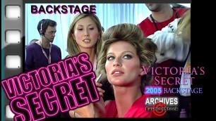 'Victoria\'s Secret 2005 Backstage with Gisele Bundchen, Heidi Klum, Adriana Lima, Alessandra Ambrosio'