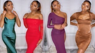 'HUGE FASHION NOVA TRY ON WINTER HAUL (New Years Eve Dresses, Night Out Dresses + More!)'