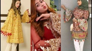 'Flared Sleeves Dresses - Latest Trend of Pakistani Fashion'