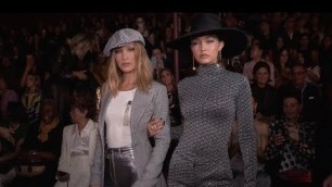 'Gigi Hadid and Bella Hadid front row at Tommy x Zendaya Fashion Show in NYC'