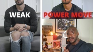 'POWER MOVES | TEACHING MENS FASHION - LIVE REACTION'