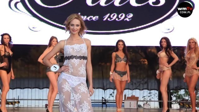 'Miss Warmii i Mazur 2014 bielizna cz1 fashion lingerie show underwear polishgirl'