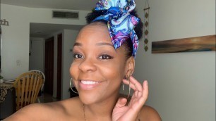 'Head Scarf Ideas | Tying Your Head Scarf | Natural Style Afro Puff Tutorial'