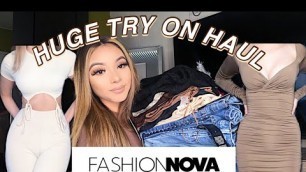 'HUGE FASHION NOVA TRY ON HAUL | Priscilla Rodriguez #FashionNova'