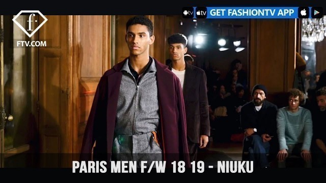 'Niuku Paris Men\'s Fashion Week Fall/Winter 2018 Nineties Sportswear Collection | FashionTV | FTV'