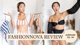 'FASHIONNOVA SWIMWEAR: Try On & Review'