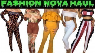 'FashionNova TRY ON haul 2020 #novababe #fashionnova'