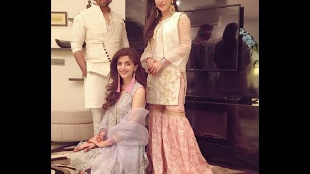 'Pakistani Celebrities celebrating Eid -  Eid outfits 2017'