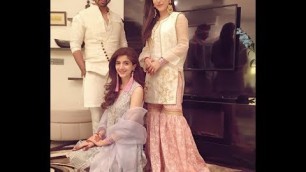 'Pakistani Celebrities celebrating Eid -  Eid outfits 2017'