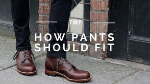 'Getting the Right Fit on Trousers/Pants'