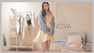 'FASHION NOVA TRY ON HAUL + REVIEW | huge fashion nova spring haul 