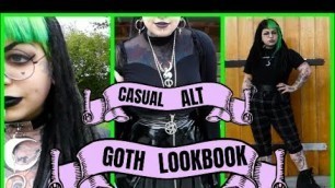 'Alternative/Goth Lookbook! Styling For Us Chunky Girls! // Emily Boo'