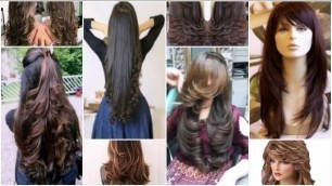 'Long hair cutting ideas... Top 50 layer haircut,front and back layerss'