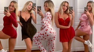 'Valentines Day Fashion Nova Lingerie & Lounge Try on Haul'