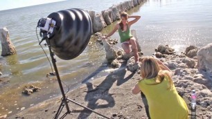 'Fashion shoot- Bombay Beach - Emily Soto Photography'