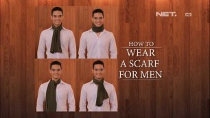 'iLook - How to - Wear a scarf for Men'