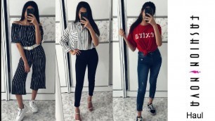 'fashion nova try on haul مشترياتي من فاشن نوفا| بيرلا سيباني'