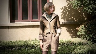 'Vintage Retro Fashion Shearling Coat Womens Casual Winter Steampunk Pilot Jacket'