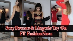 'Sexy Dresses & Lingerie Try On Ft Fashion Nova'