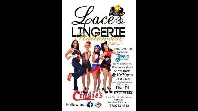 'Lace and Lingerie Fashion Show Halloween Edition'