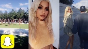 'Kylie Jenner at YEEZY SEASON 4 SHOW on Snapchat | Kylie Snaps'