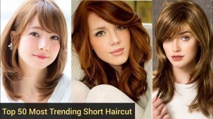 'Top 50 Most Trending Short Haircut Korean Haircuts Professional HairstyleCut For LadiesWomenGirls'