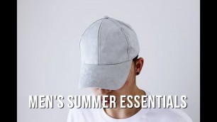 '5 MEN\'S FASHION SUMMER ESSENTIALS/TRENDS 2016'