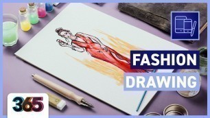 'Fashion Drawing | ProCreate Tutorial #50/365 Days of Creativity'